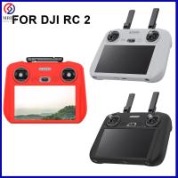 MARCH ฝนสินค้าดิจิตอลซิลิโคน RC 2เคสใส่รีโมตคอนโทรลปลอกซิลิโคนตัวป้องกันฝุ่นเคสโทรศัพท์กันกระแทกอุปกรณ์เสริมแบบนิ่มสำหรับ DJI AIR 3 DJI RC2