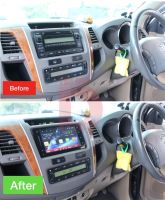 จอandroid 7  พอดีช่องสำหรับ Toyota fortuner vigo innova vios wish