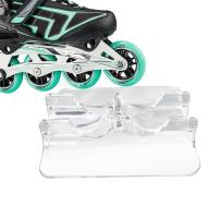 Inline Speed Skates Shoes Holder Stand Support For Kid And Adult Skating Shoes Transparent PVC Roller Inline Skate Display Rack Training Equipment