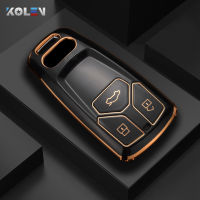 แฟชั่น TPU รถ Remote Key Case Shell สำหรับ Audi A4 B9 A5 A6 8S 8W Q5 Q7 4M S4 S5 S7 TT TTS TFSI RS Protector Fob Keyless-Zkeir