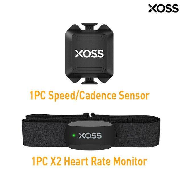 XOSS X2 Chest Strap Heart Rate Sensor Bike Monitor Bluetooth ANT+