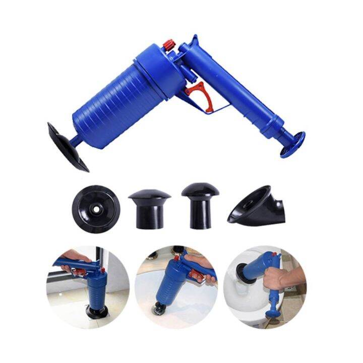 【hot】 Pipe Plunger Sink Drain Unblocker Pressure Air Blaster Pneumatic