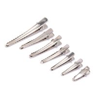 10-20pcs/lot Single Prong Alligat Hairpin With Teeth Blank Setting Clips For DIY Hair Clips Jewelry Making Base 30/40/45/55/60mm