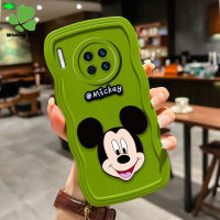 เคสสำหรับหัวเหว่ย P20 P20 3D Pro P30 Lite P30 Pro,P40 P40 Pro P50 P50 Pro Mate 20 20 20 Pro 30 30 Pro 40 40 40 Pro 50 Pro 50 Pro ดิสนีย์มิกกี้ทรงคลื่นเคสห่อหุ้มโทรศัพท์