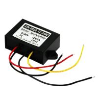 【☼】 PakDecor DC 9V/36V ถึง12V 2A 24W Step Up/down ตัวแปลงแหล่งจ่ายไฟโมดูลควบคุมกันน้ำสำหรับสัญญาณเตือนรถ