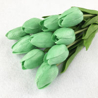 10pcs Artificial Tulip Fake Plastic Flowers Real Touch Bouquet For Wedding Decoration Christmas DIY Home Garden Supplies