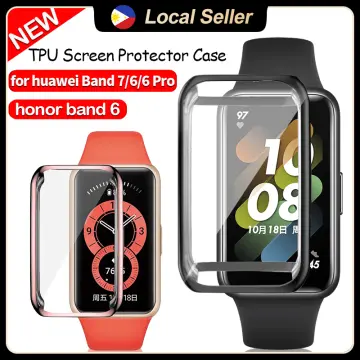 Case For Huawei Honor Band 7 Protective TPU Bumper Full Cover Screen  Protector For Huawei Honor