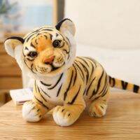 【JCHEN pet supplie】23 33CmTiger PlushSoft สัตว์เหมือนจริงหมอนสัตว์เลี้ยงตุ๊กตาโซฟา Decor ForChildren Boys วันเกิด Gift