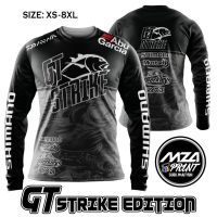 GT Strike Edition Fishing Jersey Sublimation |Clothes Anti-UV Quick Dry Fishin| Baju Pancing SHIMANO