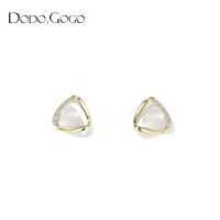 DODOGOGO Opal Earrings 2022 New Fashion Small Delicate Earrings Small Design High Grade Earrings JI0X JI0X 4T3Z 4T3Z