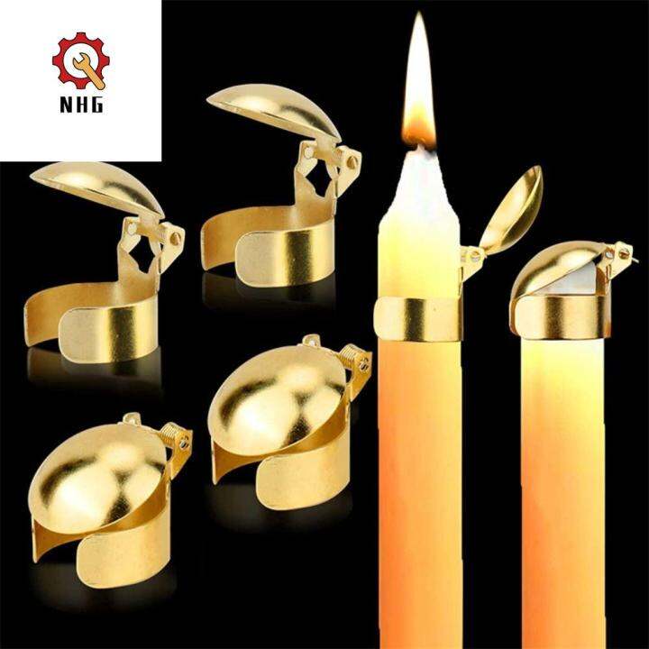 NHG Golden Silvery Candle Flame Candle Put Out Safety Firefighting