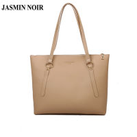 【คุณภาพสูง】JASMIN NOIR กระเป๋าถือ กระเป๋าสะพายไหล่ สีพื้น ความจุขนาดใหญ่ แฟชั่นสำหรับผู้หญิง