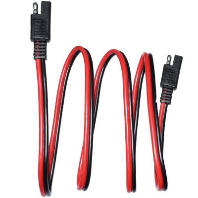 SAE to SAE Extension Cable Durable Waterproof Cord for Vehicle Automotive RV Motorcycle Solar Panel Tractor Solar Generator etc.