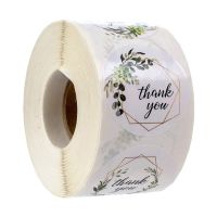 hot！【DT】☑▩❆  100-500pcs Labels Roll Thank You Stickers Scrapbooking Decoration Stationery Sticker Label