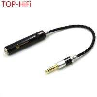 Top-Hifi 7N อะแดปเตอร์เชื่อมต่อเสียง 4.4 มม. Male To 6.35 มม. Trs 3pole 4.4 To 6.5