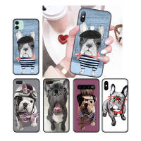 242NO bulldog อ่อนนุ่ม Black ซิลิโคน ปก หรับ iPhone XR 7 6s 6 11 5s XS 5 8 SE Max Plus X Pro เคสโทรศัพท์