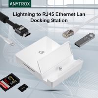 Lightning To USB3 OTG HDMI หัวแปลงเอวีดิจิทัล/สาย Lightning ต่อ RJ45แลนอีเทอร์เน็ตแท่นวางมือถือรองรับทีวี/โปรเจคเตอร์