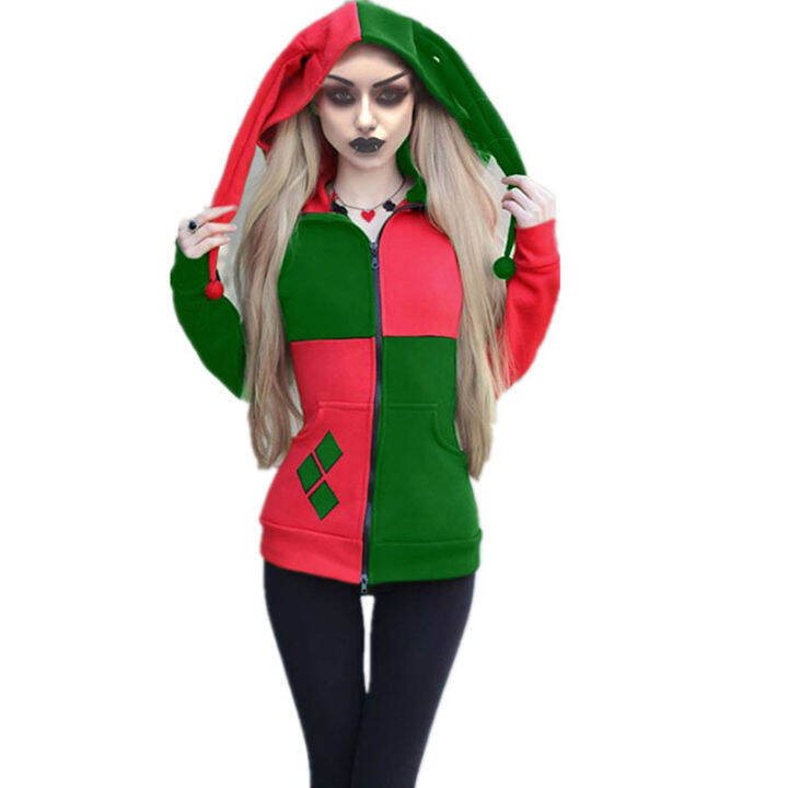 harlequin-clown-jester-costume-scary-hooded-coat-hoodie-lady-girls-halloween-cosplay-outfit-sweatshirt-for-adult-women-black