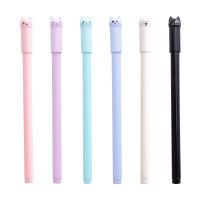 12 Cute Cat Office Rollerball Supplies For Kawaii School Ink Pack Black