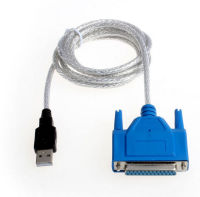 USB 2.0 1.1 1.0ชาย25ขา DB25หญิงขนานพอร์ตเครื่องพิมพ์อะแดปเตอร์เคเบิ้ล LPT แบบสองทิศทางแปลงสายไฟสำหรับ PC LPT