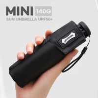 TOP☆Parachase Folding Sun Umbrella Mini Lightweight 134g UV Protection Umbrella Upf50+ Sun Rain Umbrella Black Glue Men Women Portable Umbrellas