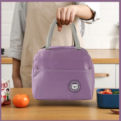 Insulated Lunch Bag for Camping Picnic Cute Kids Bento Cooler Bag Ice Pack Lunch Box for Meal Portable Thermal Bag Storage Box