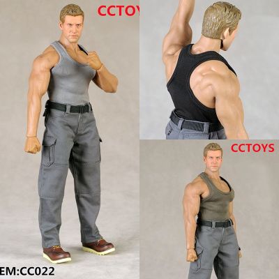 CCTOYS CC022 1/6 Male Vest Sleeveless Garment Clothes Model Fit 12 inch Muscle Strong Action Figure Body