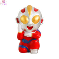 TEQIN ใหม่!!ไวนิล Tyro Ultraman กระปุกออมสินกันตกของขวัญวันเกิดเด็กที่ไม่แตกหัก