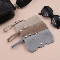 Trendy Eyeglass Holder Stylish Soft Case For Glasses Soft Eyewear Bag Portable Sunglasses Case Leather Glasses Case