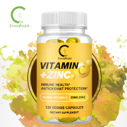 GPGP GreenPeople Vitamin C với Viên nang kẽm Vitamin C 1000mg và Kẽm 20mg