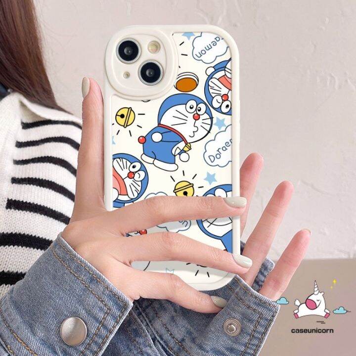 เคสโทรศัพท์มือถือ-tpu-นิ่ม-ลายการ์ตูนโดราเอมอน-น่ารัก-สําหรับ-iphone-7plus-xr-14-12-13-6-6s-7-8-plus-xs-x-2020