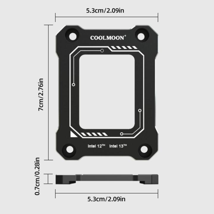 coolmoon-โลหะผสมอลูมิเนียมยึดซีพียูแก้ไข-lga1700-bcf-แผ่นแรงดันป้องกันแรงดันอุปกรณ์เสริมสำหรับซีพียูรุ่น12-13-intel