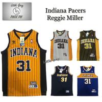 Bkwh NBA Indiana Pacers 31 Reggie Miller Basketball Jersey