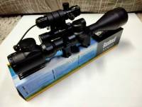 Bushnell 3-9X40EG + ไฟฉายเดินป่าแรงสูง + เลเซอร์  สินค้าดีรับประกันคุณภาพ