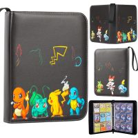 9 /4Pockets Of 40/25/50 Pages 200- 720 Capacity Pokemon Album Cards Book Large Collection Card Binder Game Folder Kids Gift