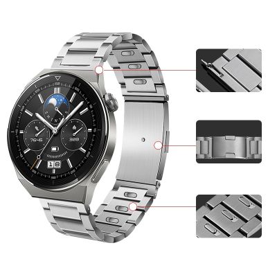 ✼▼ 22mm Steel Strap for Huawei Watch GT3 Pro 46mm Watchband Stainless Steel Quick Release Wristband for GT2 Pro GT2 2e Gt Runnner