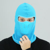 Winter outdoor riding masked hat thickened Fleece Hat Bib face protection warm windproof hat headgear mask