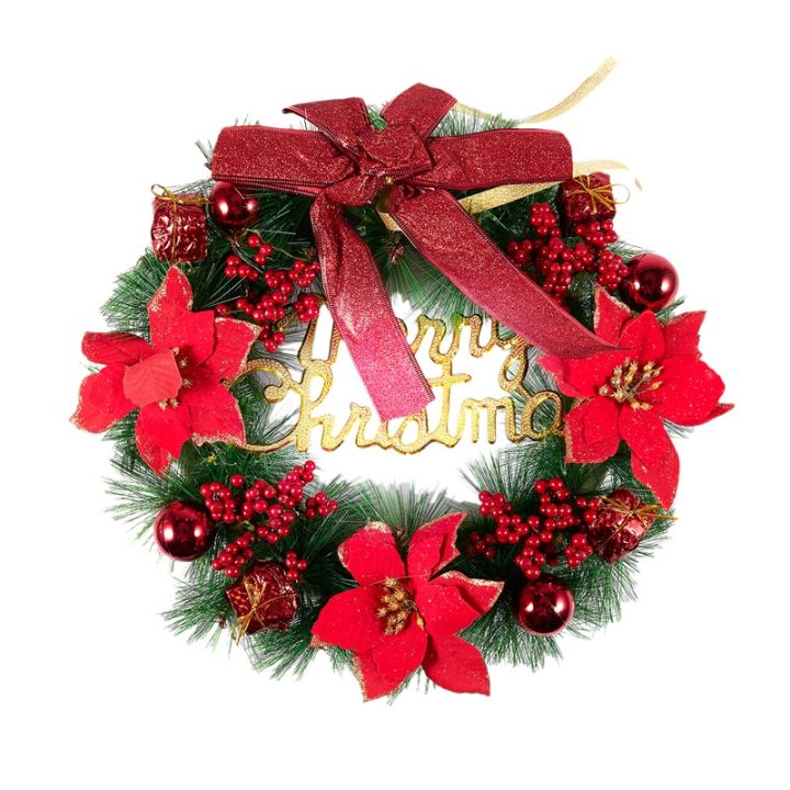 Christmas Wreath Pine Needles Christmas Decoration For Home Party ...