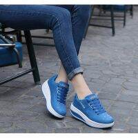 Ready StockNEW รองเท้ากีฬาสตรี Wedges Outdoor,Running,Thick Bottom Shoes