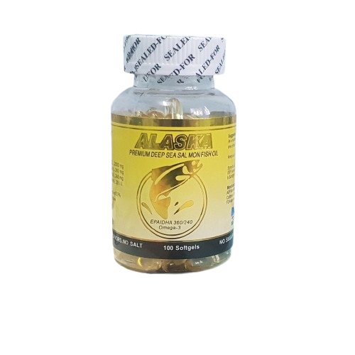 Alaska Premium Deep Sea Salmon Fish Oil For Beautiful Hair And Skin