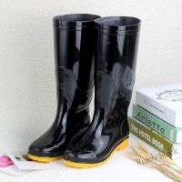【hot sale】 ∏⊙✳ B53 High tube rain boots(BOTA) acid and alkali resistant water boots tendon(add 1)