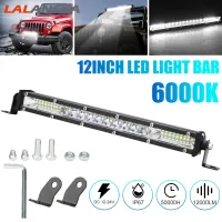 LA ชุดไฟสนามไฟบาร์ Led 12นิ้ว450W ไฟการขับรถบรรทุก12000lm 6000K สำหรับ4wd Suv【fast】