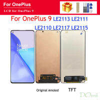 6.55 ต้นฉบับสำหรับ OnePlus 9 LE2113 LE2111 EU NA จอแสดงผล LCD + Digitizer แผงสัมผัสสำหรับ1 + 9 LE2110ใน CN Ver.