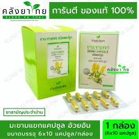 ยาแคปซูลใบมะขามแขก (SENNA CAPSULES) แคปซูล อ้วยอันโอสถ / Herbal One 1 กล่อง บรรจุ 6 แผง (10 แคปซูล/ แผง)