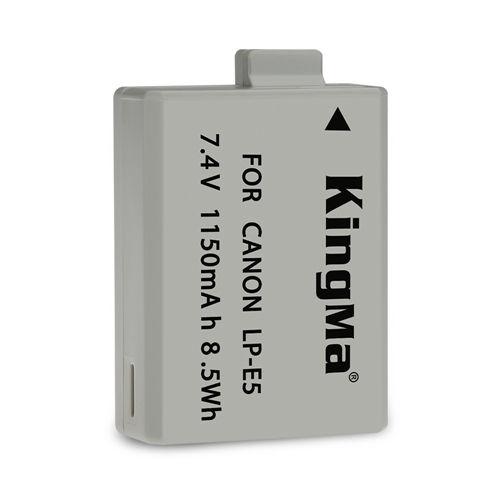 kingma-canon-lp-e5-1150mah-battery-and-lcd-dual-usb-charger-for-canon-eos-450d-500d-camera