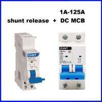 : "{ CHINT DC MCB พร้อม Shunt Release Solar Energy ไฟฟ้าโซลาร์เซลล์ Mini Circuit Breaker 1P 2P DC2200V CB SHT-X1 SHT-X3 100A