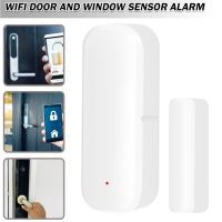 【LZ】℡✗  Wireless WiFi Smart Door Sensor Window Magnetic Detector Alarm For Home Energy Saving and Low Power Consumption White Color