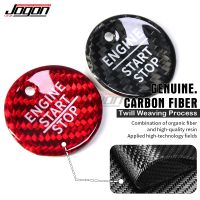 ♣◎ 100 Carbon fiber Start Stop Engine Button Switch Cover Sticker For Ford F150 Explorer Mondeo Focus Edge Everest Car Accessories