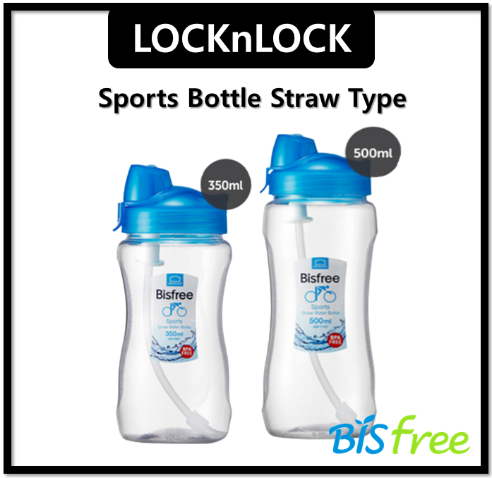 [LOCKnLOCK] Bisfree Sports Bottle Straw Type 350ml ABF708T / 500ml