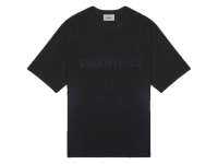 FOG - ESSENTIALS 3D Silicon Applique Boxy T-Shirt (BLACK)